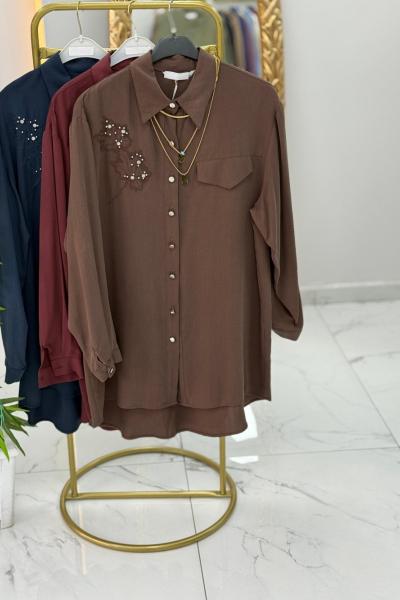 ARMALİN TUNİK  Kahverengi