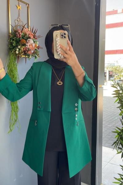 Asalet Ceket Zümrüt