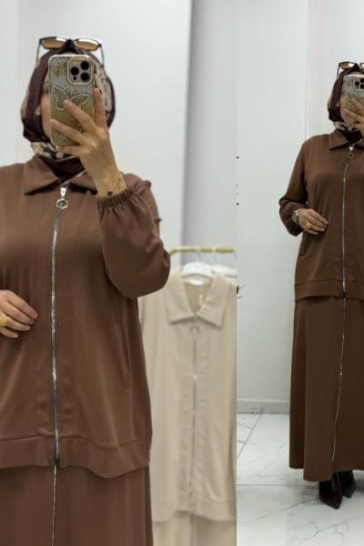 Asel Takım Kahverengi