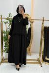 Azize Elbise  Siyah