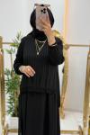 Azize Elbise  Siyah