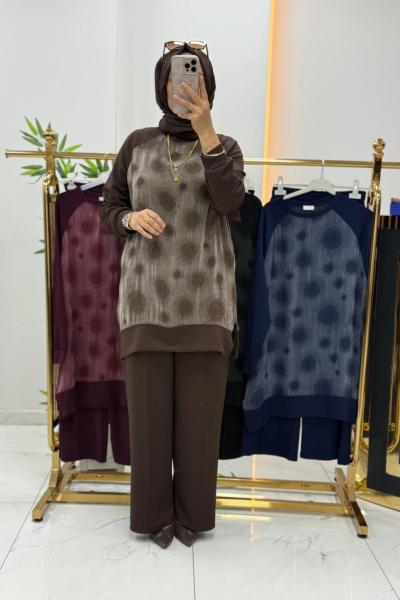 Betüş Takım  Kahverengi