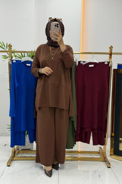 Birce Takım Kahverengi