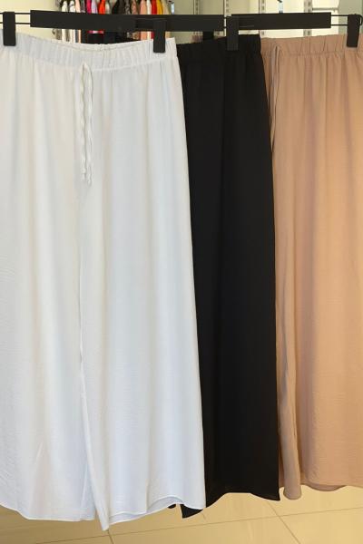 Bol Paça Pantolon Siyah