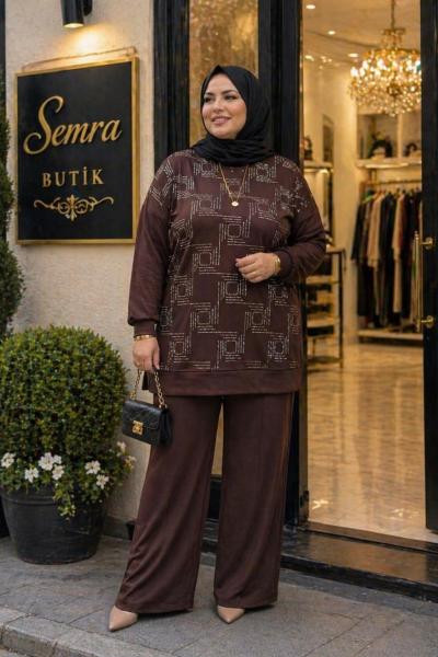 Burcu Takım Kahverengi