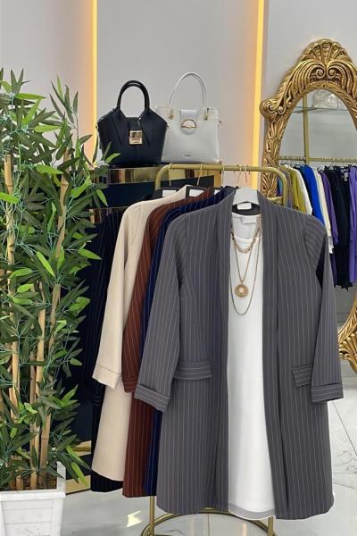 ÇİZGİM CEKET  Gri