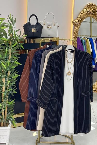 ÇİZGİM CEKET Siyah