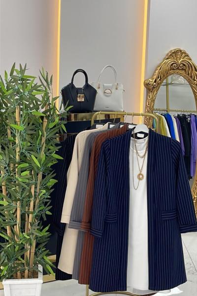 ÇİZGİM CEKET  Lacivert