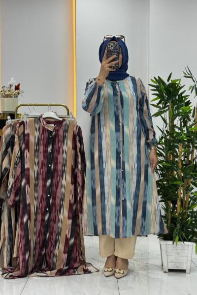 Della Pantolonlu Takım BUZ MAVİSİ