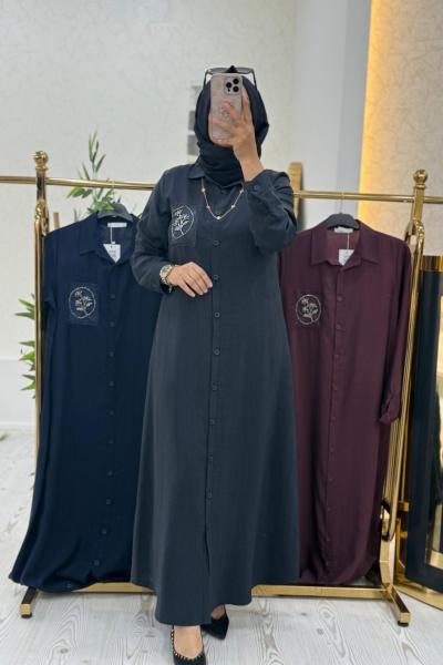 Dilanur Elbise Tunik Siyah