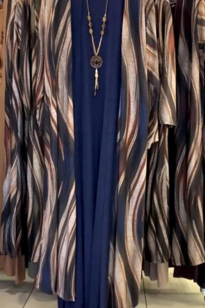 DİLARA İKİLİ ELBİSE  Lacivert