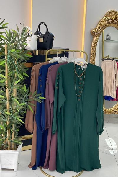 DÜĞME DETAYLI Yeşil