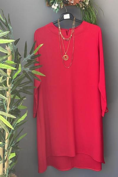 Duru Tunik Kırmızı