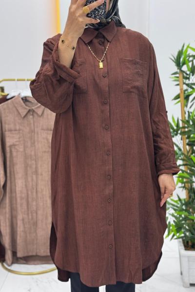 ELLA TUNİK Kahverengi