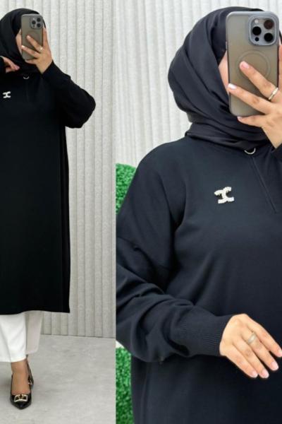 EVAY TUNİK Siyah