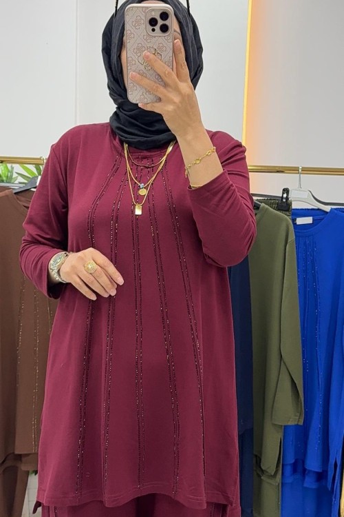 Feriha Takım Bordo