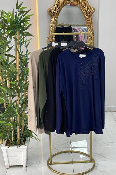 Fleur ANNE Bluzu Lacivert