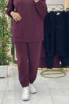 GLOSSY TAKIM  Bordo