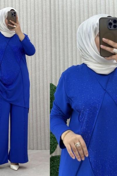 Gökçe Takım Saks Mavisi