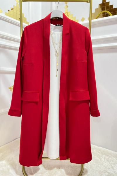 GÜNEŞ CEKET Kırmızı