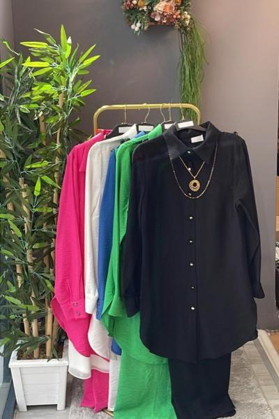 HANIM KETEN TAKIM Siyah