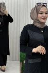 Ilgın Tunik Siyah Mermer