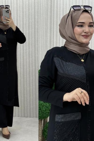 Ilgın Tunik Siyah Mermer
