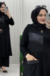 Ilgın Tunik Siyah Deri