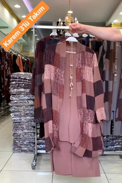 Karem 3 lü Takım  Vizon