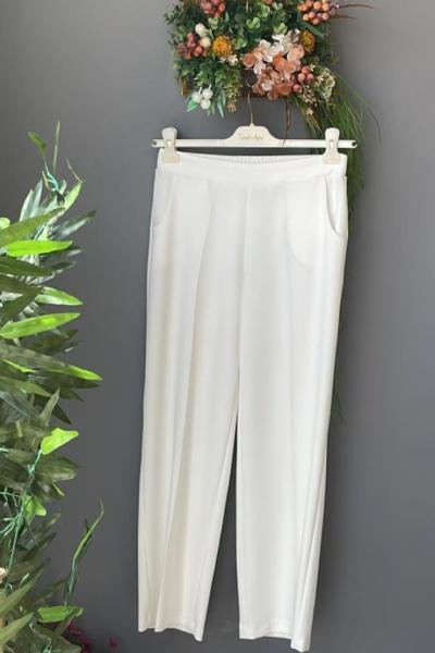 Kemal Aydın Bol Paça Beyaz