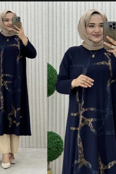 Kobra Tunik Lacivert