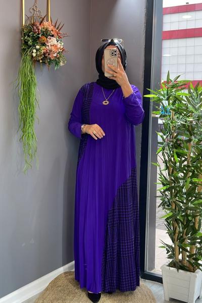 Kübra Elbise  Mor