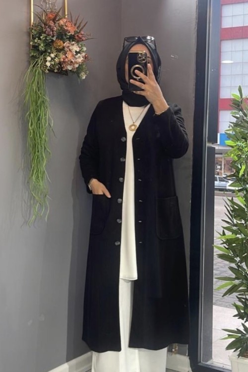 LAVİN HIRKA Siyah