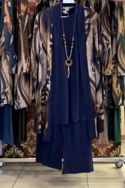 LEOPAR ÜÇLÜ TAKIM Lacivert