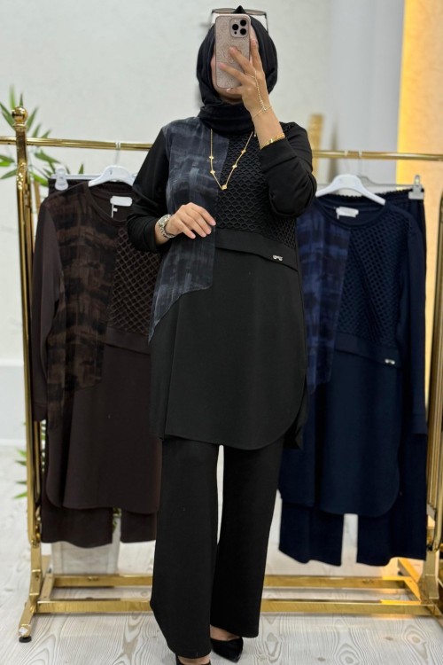 Leyla Takım Siyah