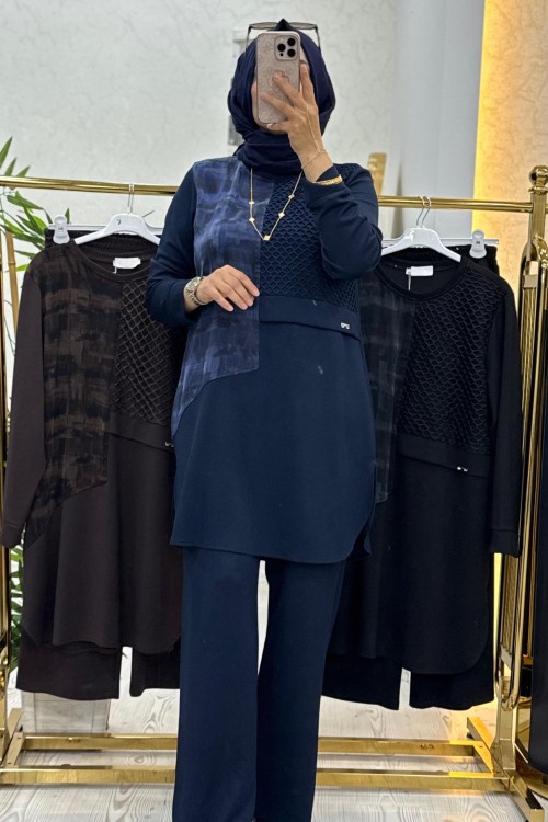 Leyla Takım Lacivert