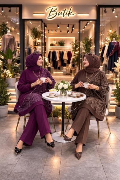 Lilyum Takım Kahverengi