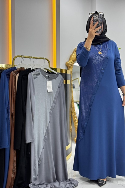 LINDA ELBİSE Mavi