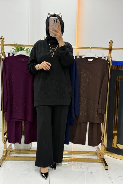 Menekşe Takım Siyah