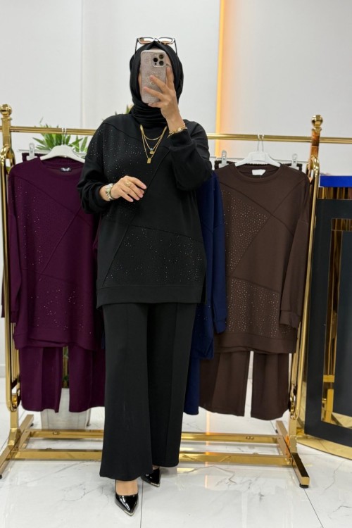Menekşe Takım Siyah