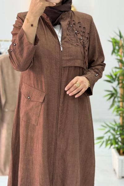 MENESSA KAP Kahverengi