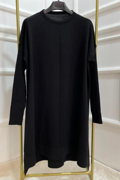Merserize Tunik  Siyah