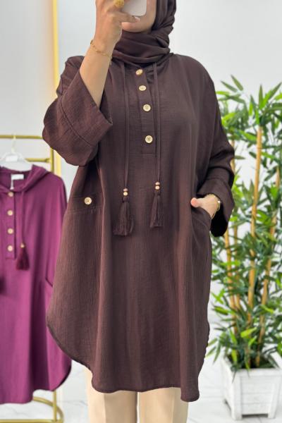 Misty Tunik Kahverengi