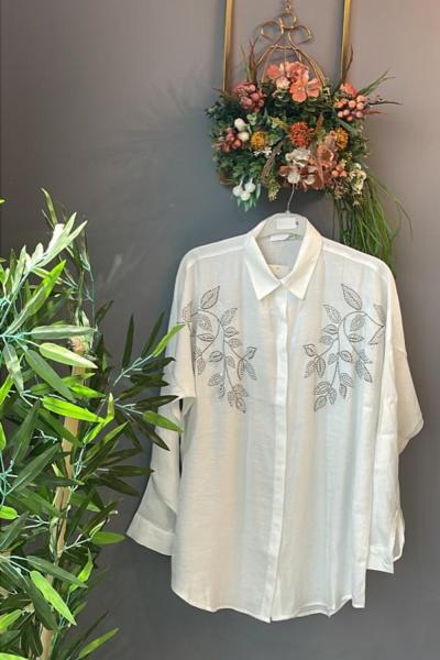 NARİN GÖMLEK  Beyaz