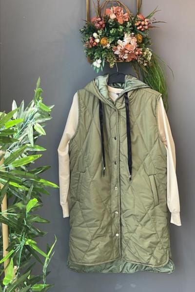 NEŞELİ YELEK Yeşil