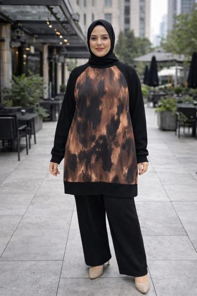 Nihan Takım Kahverengi