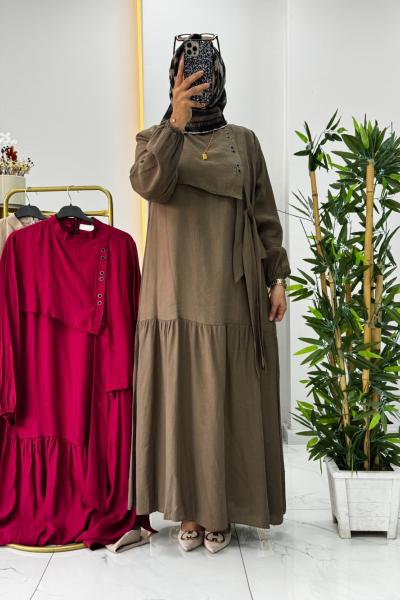 Rozalin Elbise  Haki