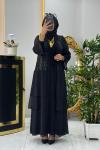Rüya İkili Abaya Siyah