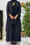Rüya İkili Abaya Siyah