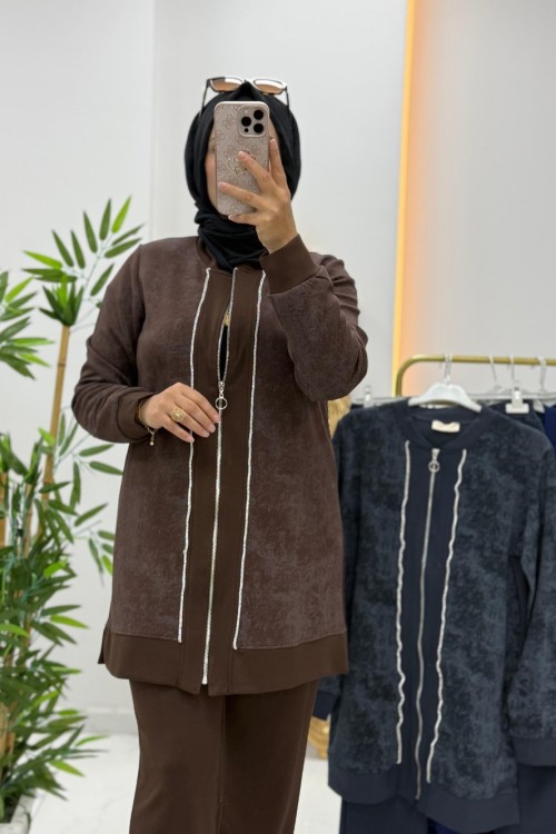 Şahika Takım Kahverengi